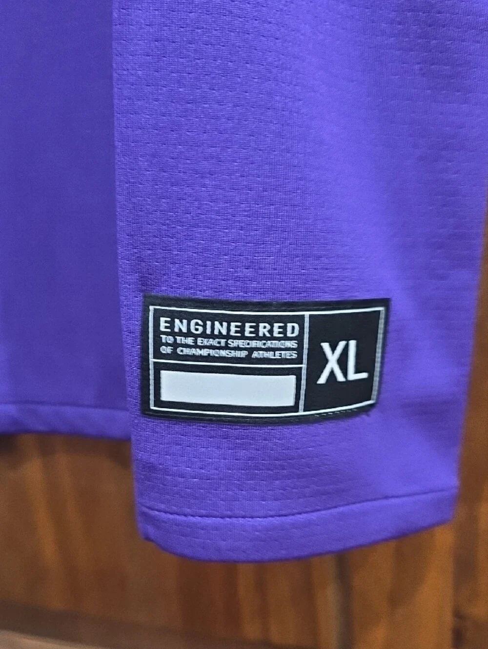 Nike Unisex Purple Basketball Jersey with White Accents